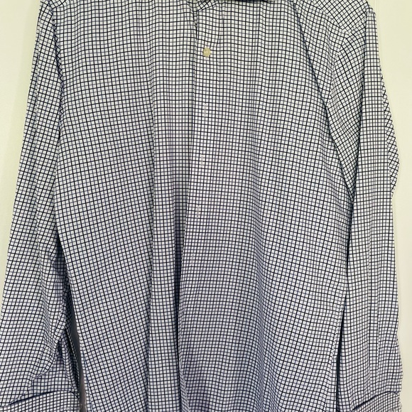 Cafe coton blue and white dress shirt - Picture 1 of 3